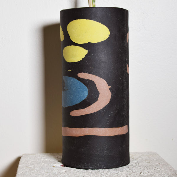 Abstract Inlay Vessel