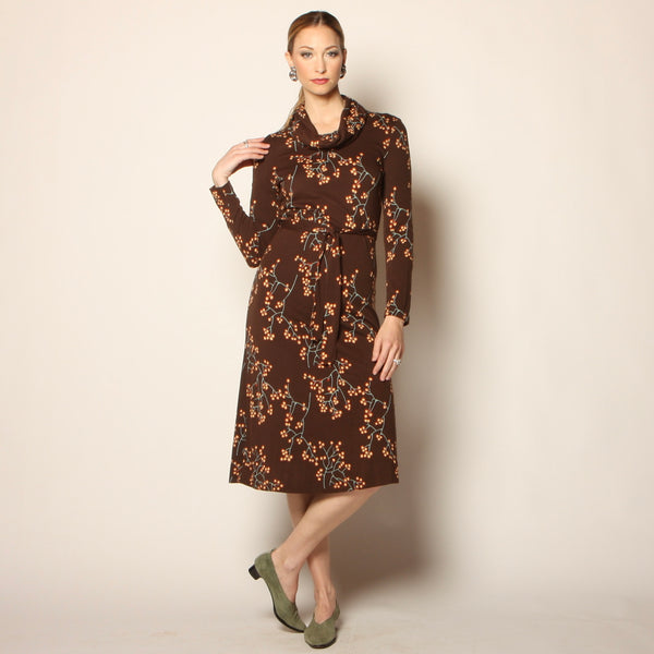 Vintage 70's Diane Von Furstenberg Italy Cherry Blossom Dress Opal Pineapple Vintage 70's Diane Von Furstenberg Italy Cherry Blossom Dress Opal Pineapple