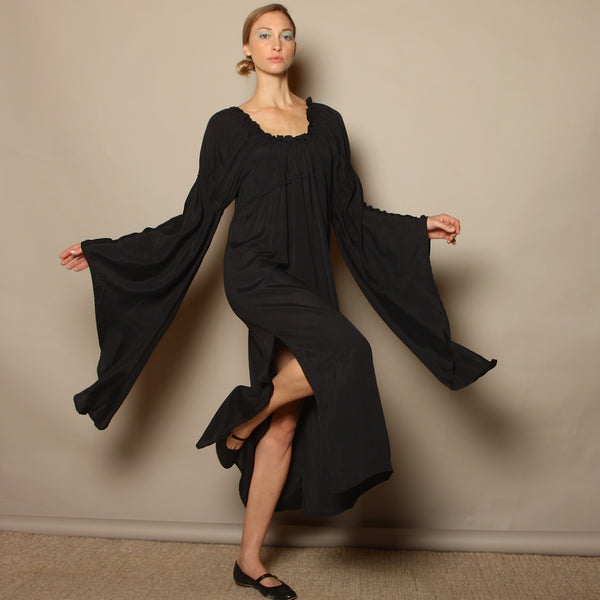 Vintage 90's Betsey Johnson Gothic Maxi Dress Opal Pineapple Vintage 90's Betsey Johnson Gothic Maxi Dress Opal Pineapple