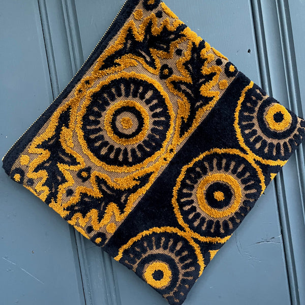 70's Fieldcrest Tapestry Towel Shoulder Strap Clutch Bag