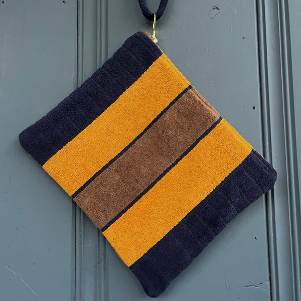 70's YSL Fieldcrest Towel Shoulder Strap Clutch Bag