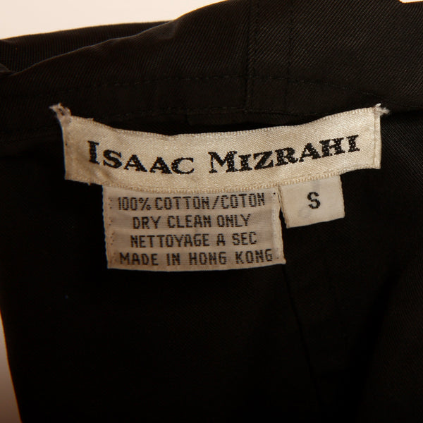 Vintage 80's Isaac Mizrahi Avant-Garde Cotton Jacket