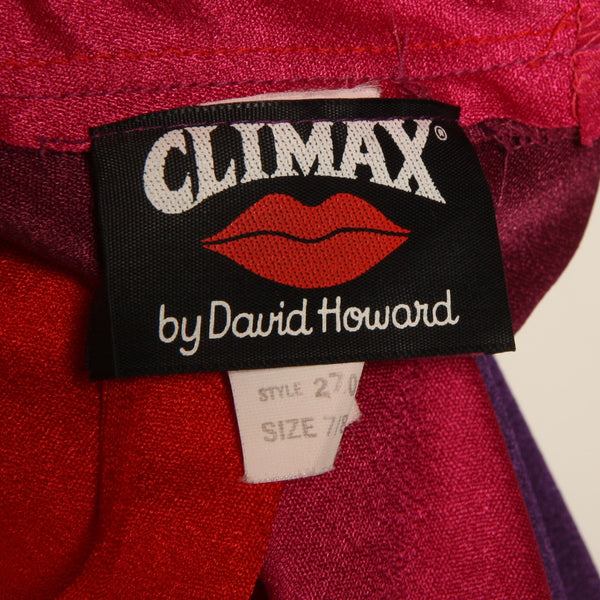 Vintage 70's Climax by David Howard Disco Dress