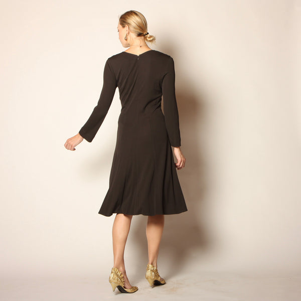 Vintage 70's Jean Muir Crepe Jersey Midi Dress