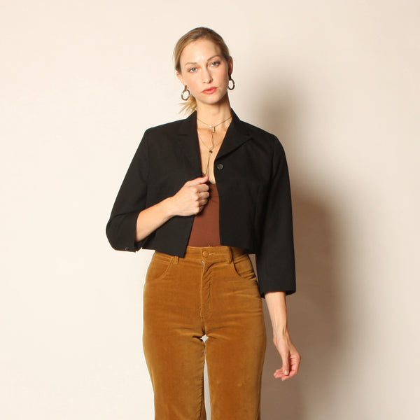 Vintage 90's Morgane Le Fay Tailored Crop Blazer