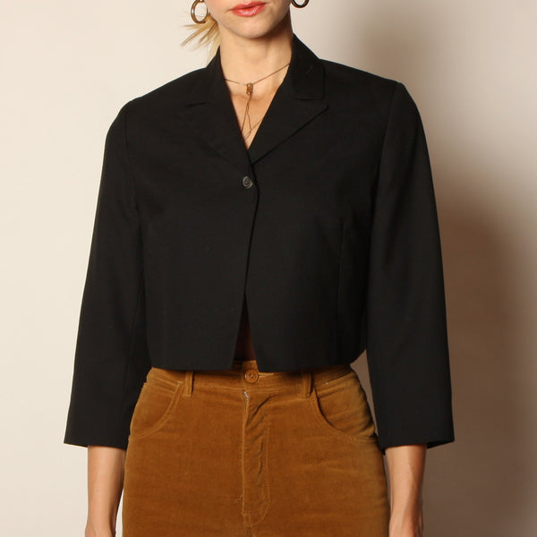 Vintage 90's Morgane Le Fay Tailored Crop Blazer