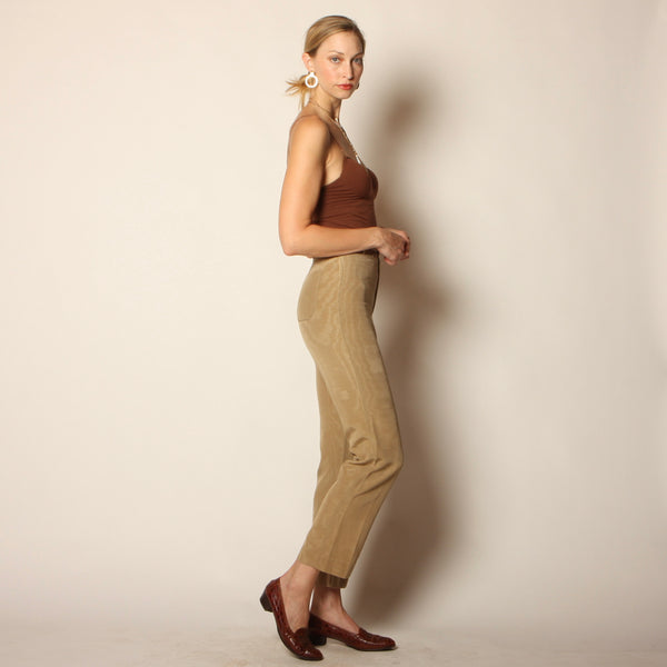 Vintage 70's Happy Legs Iridescent Woodgrain Pants