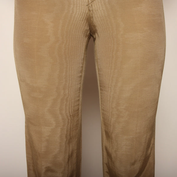 Vintage 70's Happy Legs Iridescent Woodgrain Pants