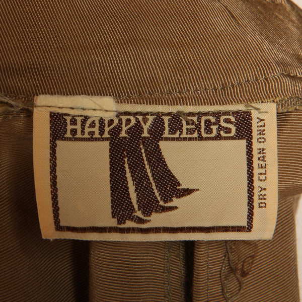 Vintage 70's Happy Legs Iridescent Woodgrain Pants