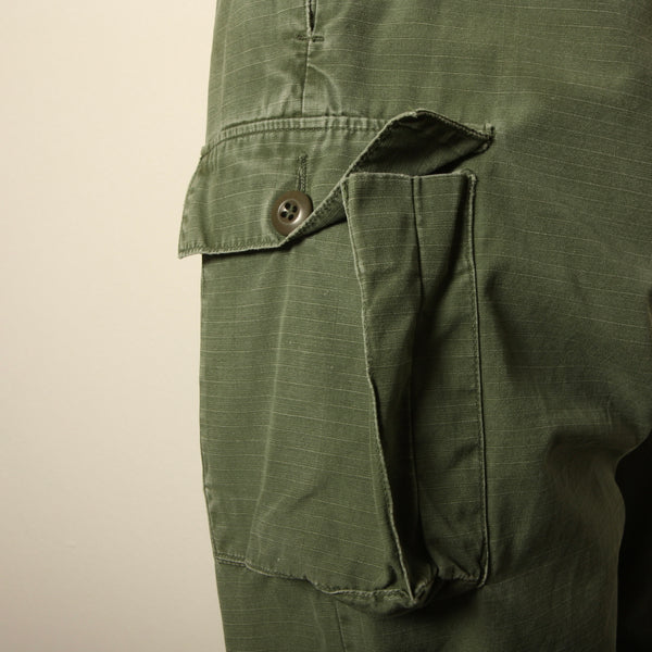 Vintage 60's Side Button Cotton Army Field Pants W25-27