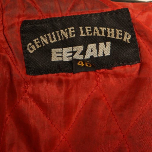 Vintage 90s Classic Distressed Leather Motorcycle Jacket