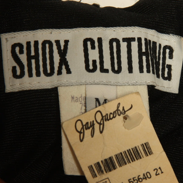 Deadstock Vintage 90's Gold Chain Strap LBD Mini Dress