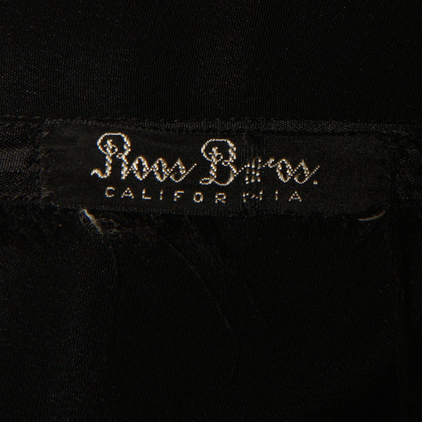 Vintage 30's Roos Bros. Quilted Satin Jacket Dress
