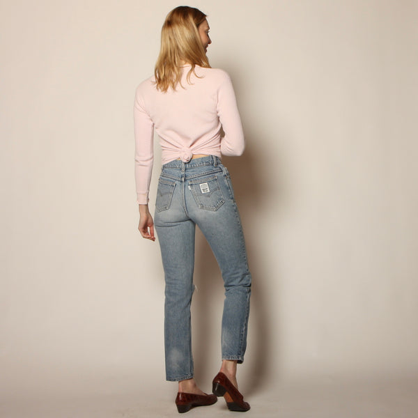 Vintage 80's Levi's White Tab Petite Jeans