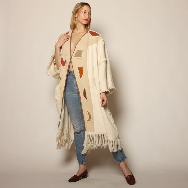 NWT Vintage Takasami Handwoven Fiber Art Cocoon Coat