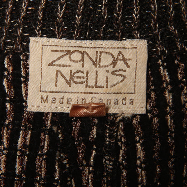 Vintage 80's Zonda Nellis Handwoven Trapeze Jacket
