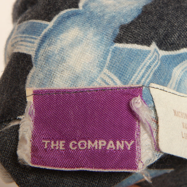 Vintage 70's The Company Surrealist Knit Maxi Dress