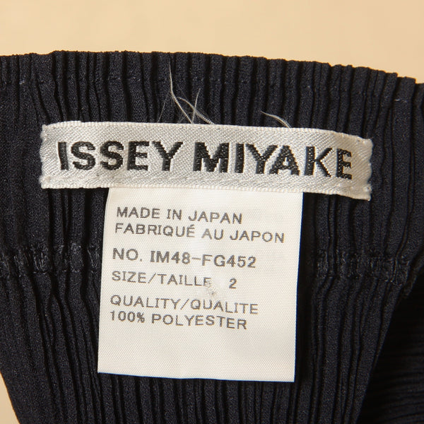 Issey Miyake Navy Pleat Skirt