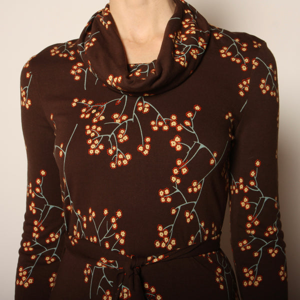 Vintage 70's Diane Von Furstenberg Italy Cherry Blossom Dress