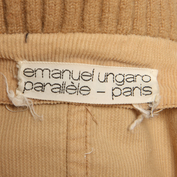 Vintage 70's Emanuel Ungaro Corduroy + Wool Jumpsuit