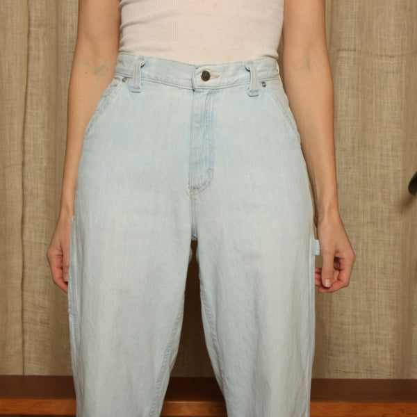 Vintage 80's Riveted Lee Dungaree Jeans