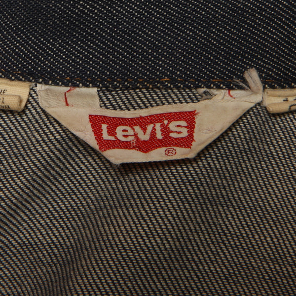 Vintage 60's Levi's White Tab Denim Ranch Jacket