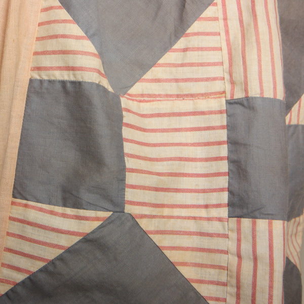 Dolman Smock Top - Antique Cotton Shirting Quilt