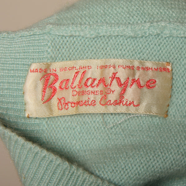 Vintage 60's Bonnie Cashin for Ballantyne Cashmere Cardigan