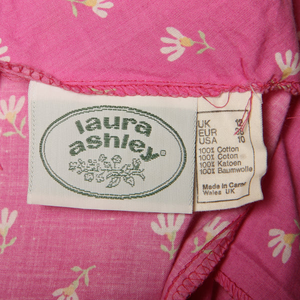 Vintage 80's Laura Ashley Wales Floral Cotton Dress