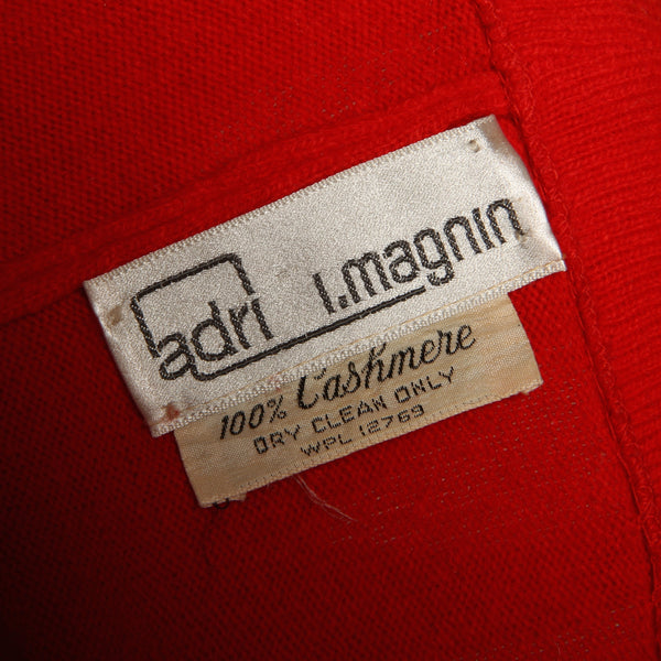 Vintage 70's Adri I. Magnin Cashmere Knit Maxi Dress