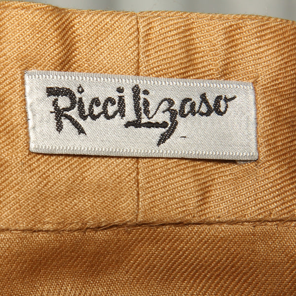 Vintage Ricci Lizaso Sculptural Linen Jacket Top
