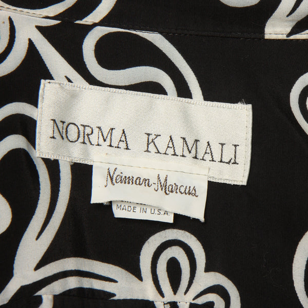 Vintage 80's Norma Kamali Graphic Dress