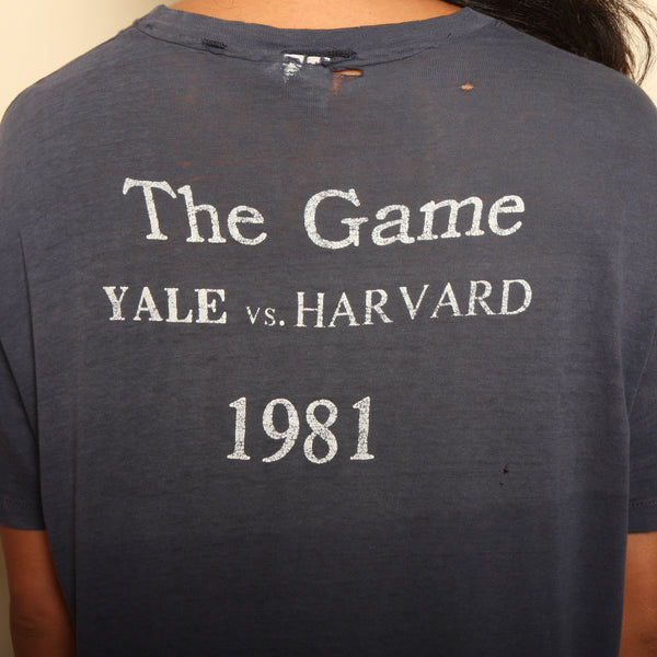 Thrashed Vintage 1981 Yale vs Harvard Tee
