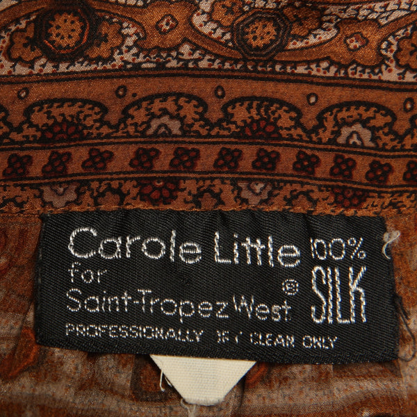 Vintage 70's Saint-Tropez West Silk Scarf Ensemble