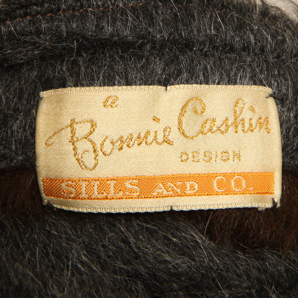 Vintage 1960's Bonnie Cashin Reversible Wool Swing coat