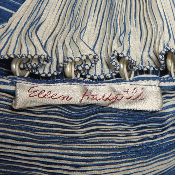 Vintage 80's Ellen Hauptli Sculptural Pleated Cocoon Jacket