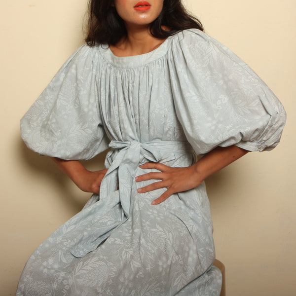 Vintage 80's Finland Cotton Trapeze Dress