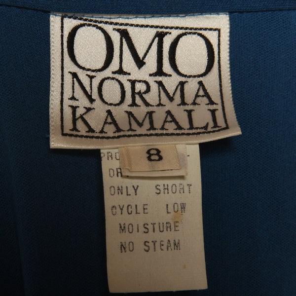 Vintage 80's OMO Norma Kamali Rayon Jersey Wiggle Dress
