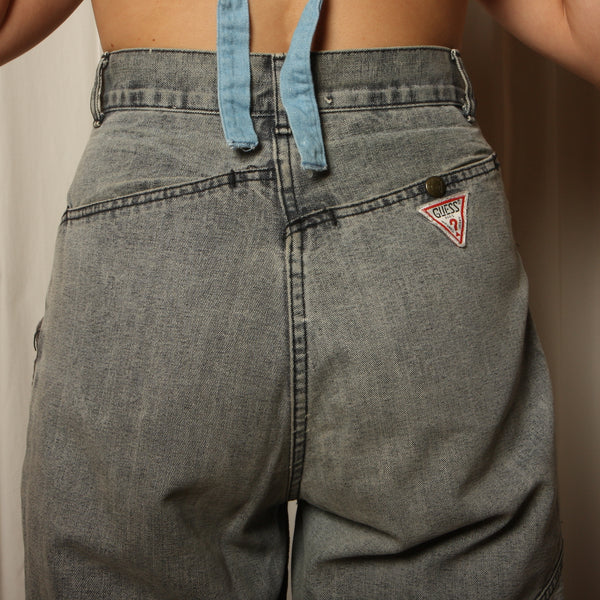 Vintage 80's Guess Marciano Gray Denim + Corduroy Jeans
