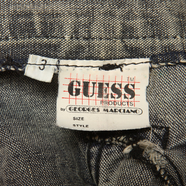 Vintage 80's Guess Marciano Gray Denim + Corduroy Jeans