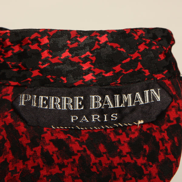 Vintage Pierre Balmain Haute Couture Silk Blouse